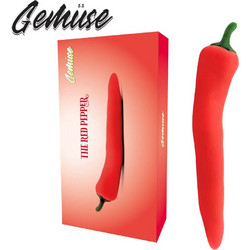 Gemuse The Pepper Vibrating Κλειτοριδικός Δονητής 16cm Κόκκινος