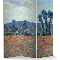 Παραβάν Oscar Claude Monet Το λιβάδι με τις παπαρούνες! - 240X180εκ(ΕΞΑΦΥΛΛΟ)
