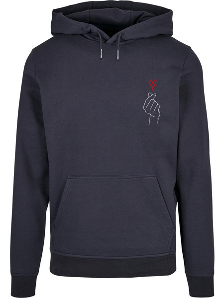 K Heart Basic Hoody navy