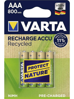Varta Recharge Accu Recycled AAA 800mAh 4τμχ