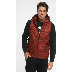Rebase Quilted Αμάνικο Ανδρικό Μπουφάν Καφέ RSMJK-14