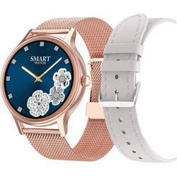 Pacific WOMEN'S Smartwatch 18-2 - Bransolet + BELT: Rosegold / White (sy015b) - (PACIFIC 18-2)