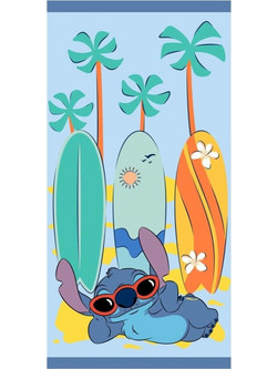 Disney Lilo & Stitch Surf Paradise Πετσέτα Θαλάσσης Microfiber 70x140cm