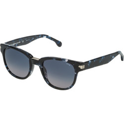 Lozza SL4134M 06DQ Ανδρικά Γυαλιά Ηλίου Τετράγωνα Κοκάλινα Μπλε με Μαύρο Polarized Φακό