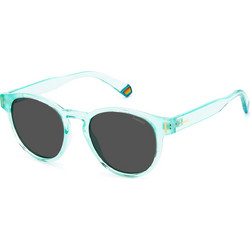 Polaroid Eyewear PLD6175/S 5CB/M9 Γυναικεία Γυαλιά Ηλίου Οβάλ Κοκάλινα Πράσινα με Μαύρο Polarized Φακό