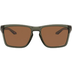 Oakley OO9448 14 Ανδρικά Γυαλιά Ηλίου Τετράγωνα Κοκάλινα Μαύρα με Καφέ Καθρέπτη Φακό