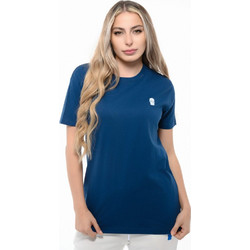 Ghetto Navy Blue T-Shirt Mask White Logo | Unisex Streetwear