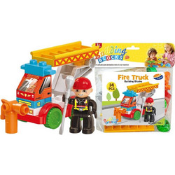 Τουβλάκια 14τμχ Πυροσβεστική 19x22εκ. Toy Markt 75-437 - Toy Markt - 75-437
