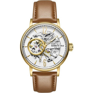 Kenneth Cole Ανδρικό Ρολόι Αυτόματο με Καφέ Δερμάτινο Λουράκι KC51120002 Kenneth Cole Ανδρικό Ρολόι Αυτόματο με Καφέ Δερμάτινο Λουράκι KC51120002