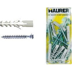 Βύσματα Τοίχου MV / 107-Β 10x50 6Τεμ 53431 Maurer