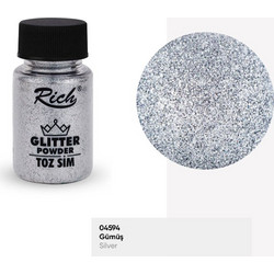 ΧΡΥΣΟΣΚΟΝΗ Rich 50ml Σκόνη Glitter 4604 ΑΣΗΜΙ