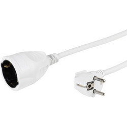 Vivanco Schuko Extension Lead 5m White - (VVELEXTSCH500W)