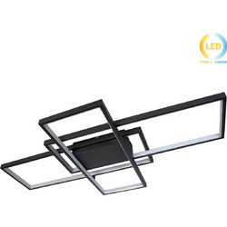 Φωτιστικό οροφής LED 120W 87,5Χ49,5Χ8,5 εκ. Μαύρο - GLOBOBOX 602156-2