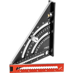 NEO TOOLS Γωνιόμετρο 185mm με πτυσσόμενο χάρακα (72-105)
