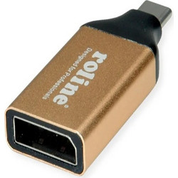 Roline Adapter USB Type-C MALE TO DisplayPort FEMALE v1.2