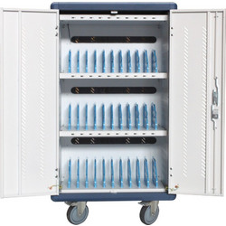 Techly I-CABINET-30DUTY portable device management cart/cabinet White, Blue