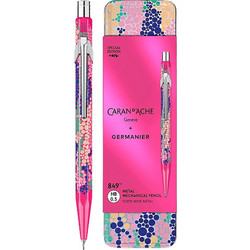CARAN D'ACHE ΜΟΛΥΒΙ ΜΗΧΑΝΙΚΟ 0.5mm ΣΕ ΜΕΤΑΛΛΙΚΟ ΚΟΥΤΙ 849 GERMANIER PINK FLUO