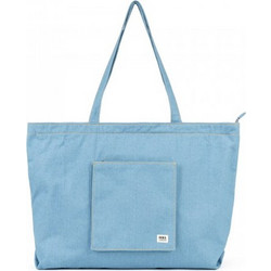ROKA London - Portobello Tote in Light Wash Denim