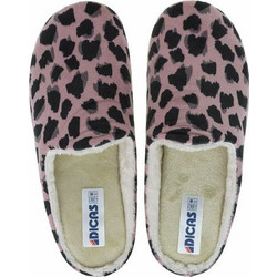 Dicas Χειμερινές Γυναικείες Παντόφλες Leopard Pink