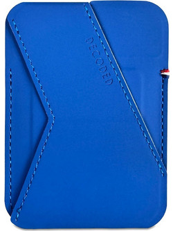 Decoded Silicone MagSafe Card Stand Sleeve Galactic Blue