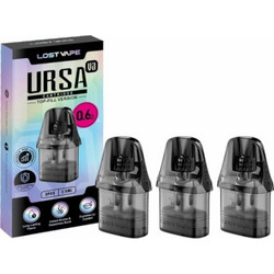 Lost Vape Ursa V3 0.6ohm 14-22W 2.5ml Cartridges 3τεμ