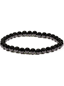 Bραχιόλι από Μαύρη Τουρμαλίνη Mala Black Tourmaline Natural Stones 0,5cm