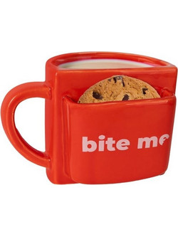 Κούπα κεραμεική Bite me red 320ml