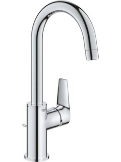 Grohe Bauedge 23760001 - Αναμεικτική Μπαταρία Νιπτήρα Ψηλή Χρωμέ με αυτόματη βαλβίδα