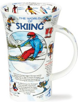 Κούπα Glen World Of Skiing Πορσελάνη 500ml Dunoon (10x15 cm)
