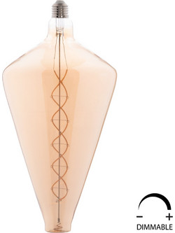 ΛΑΜΠΤΗΡΑΣ LED FILAMENT 8W E27 3000K SMOKE COLOR DIMMABLE HM4054.03