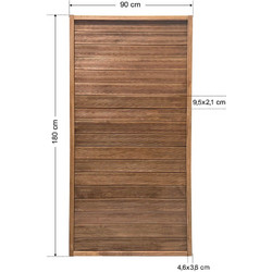 Ξύλινο διαχωριστικό καφασωτό 90x180cm Tesias Group