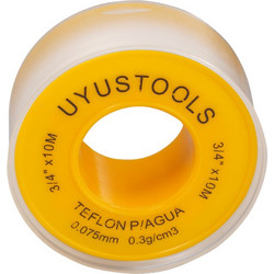 UYUSTOOLS ΤΑΙΝΙΑ ΤΕΦΛΟΝ ΛΕΥΚΗ 12.7mmx10m TFA2UU