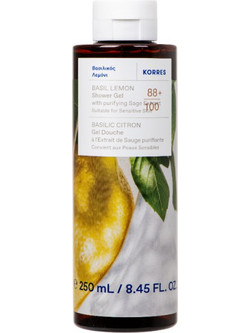 Korres Basil Lemon Shower Gel 250ml