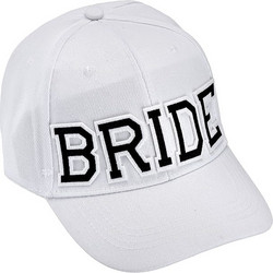 ΚΑΠΕΛΟ ΝΥΦΗΣ Για Bachelor Party BRIDE ΛΕΥΚΟ ONE SIZE 175-5038