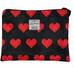 City Rock Hearts CL21815 Γυναικείο Νεσεσέρ Μαύρο
