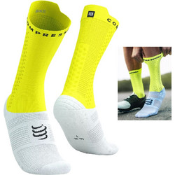 PRO RACING SOCKS V4.0 BIKE SAFE FLUO YELLOW T2 / 39-41