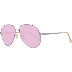 Hally&son HS004S 61S01 Γυναικεία Γυαλιά Ηλίου Aviator Μεταλλικά Ασημί με Ροζ Polarized Φακό