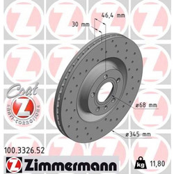 Zimmermann Δισκόπλακα - 100.3326.52