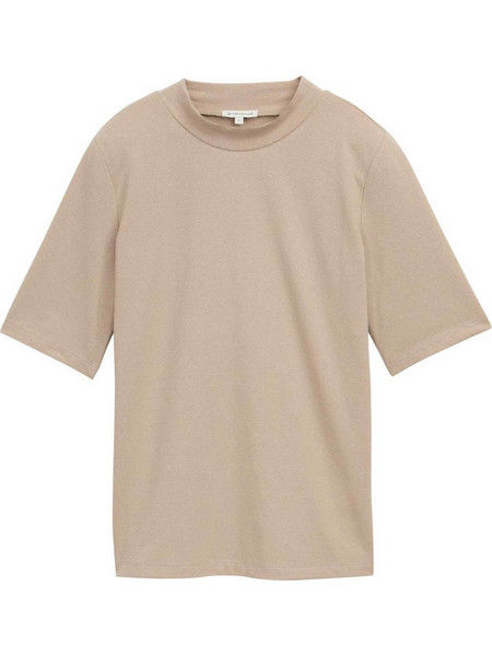 Tom Tailor γυναικείο T-shirt Regular Fit - 1047761 Μπεζ