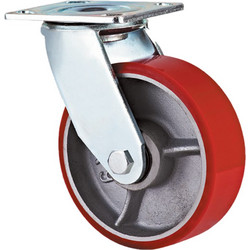 Ρόδα PU περιστρεφόμενη 100mm 270kg BORMANN PRO BHT9035 061205