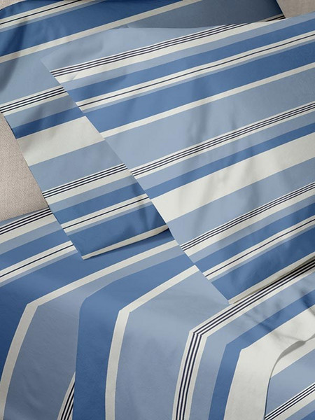 SUNSHINE HOME ΠΑΠΛΩΜΑΤΟΘΗΚΗ MENTA ΕΜΠΡΙΜΕ 550 BLUE ΥΠΕΡΔΙΠΛΗ 230X250 CM - SUNSHINE HOME 012-3-38