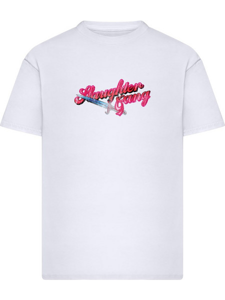21 Savage Collegiate Oversize Tee white