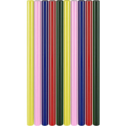 GOOBAY ράβδοι σιλικόνης 77856, Φ11mm x 200mm, διάφορα χρώματα, 10τμχ