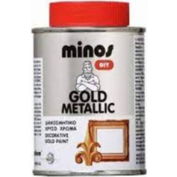 Minos Gold Metallic Χρυσό 0.18lt