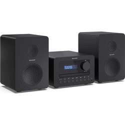 Sharp T XL-B520D Micro Ηχοσύστημα Hi-Fi 2.0 40W με CD / Digital Media Player και Bluetooth Black