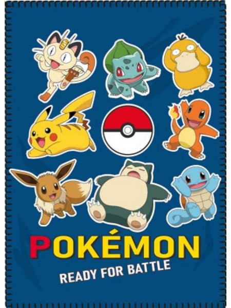 Pokemon Ready for Bottle polar fleece blanket 100x140cm