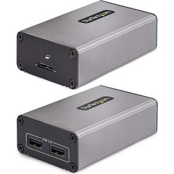 USB Extender StarTech 2-Port USB 3.0 over OM3 Multimode Fiber, LC/LC, 2x 5Gbp 350m