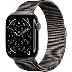 Apple Watch Series 11 Cellular 46mm Titanium Slate Milanese Loop Slate