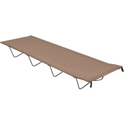 vidaXL Κρεβάτι Κάμπινγκ Χρώμα Taupe 180x60x19εκ. Ύφασμα Oxford/Ατσάλι