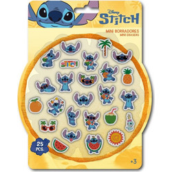 Disney Stitch set 25 erasers